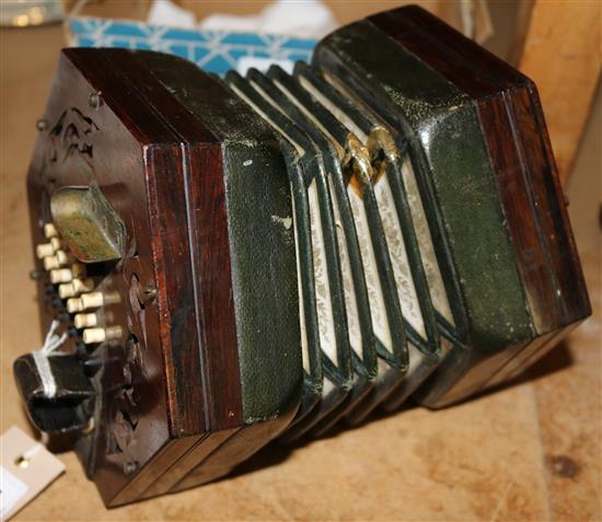 Rosewood concertina